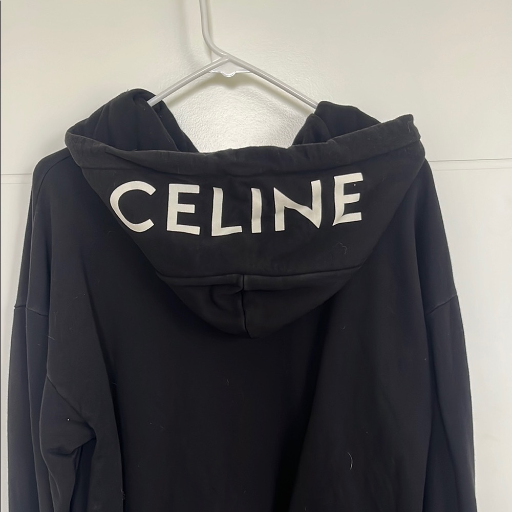 Celine Black Hoodie